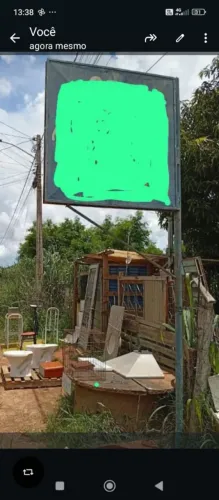 PLACA TIPO TOTEM ( REFORÇADA)