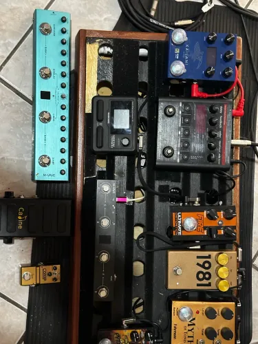 Pedais pedal board