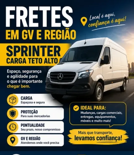 Fretes e transportes na região de Governador Valadares 
