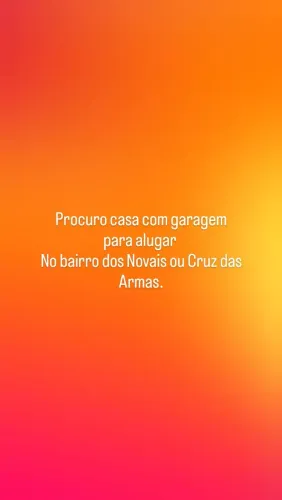 Procurando casa.