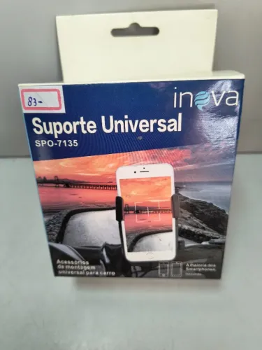 Lt 083 Suporte Universal SPO-7135 Inova Veicular Celular Carro Preto E Vermelho