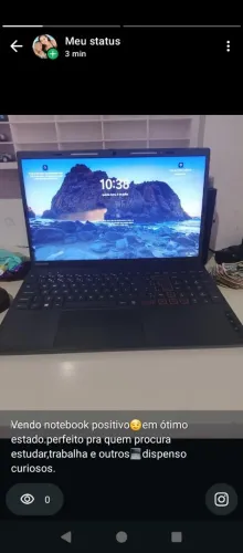 Vendo notebook positivo
