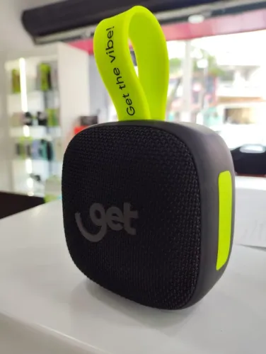Caixa de Som Portátil GET/Pequena/De mão - *MELHOR CUSTO BENEFICIO QUE JBL GO 5*