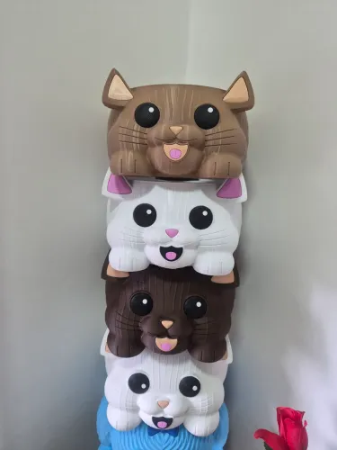 Pote elevado ração PET