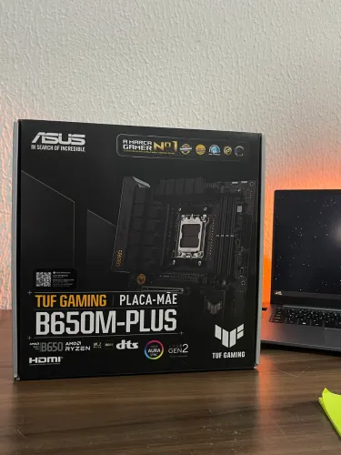 Placa mãe B650 M Plus - Asus TUF Gaming *Nunca usada* Envio Aceito Olx - cartão e Entrego 