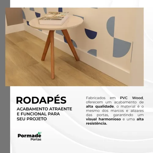 Rodapés em PVC