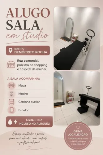 Alugo Sala em Studio - Demócrito Rocha