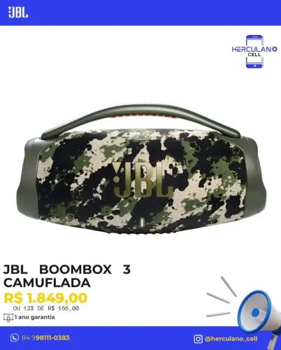 Vendo JBL bombox 3 camuflada lacrado