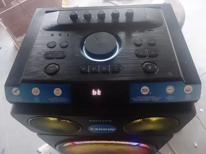 Caixa de som profissional 2400 pw Philco 