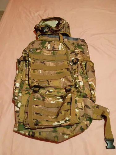 Mochila trilha/tática Camuflada
