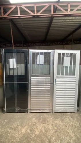 ÚLTIMA CHANCE DA PROMOÇÃO - PORTAS DE ALUMÍNIO C/VIDRO E GRADE