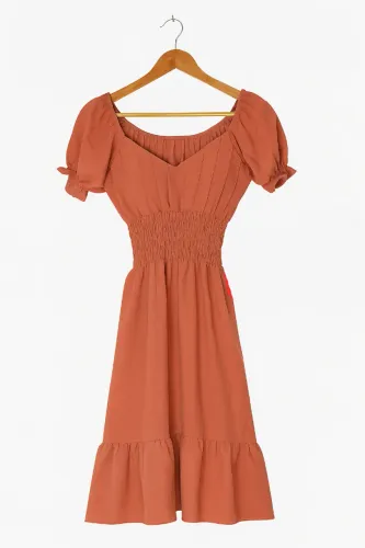 Vestido Rosé com Bojo Feminino P/M