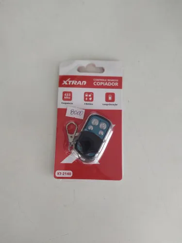 Controle remoto copiador. Xtrad. R$ 80,00.