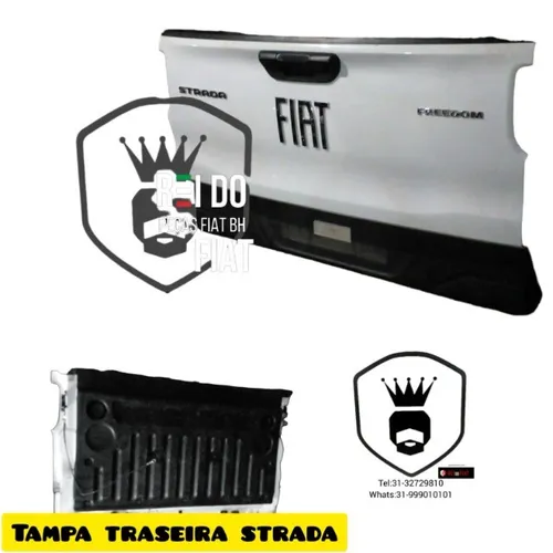 tampa traseira  strada nova fredon endurece