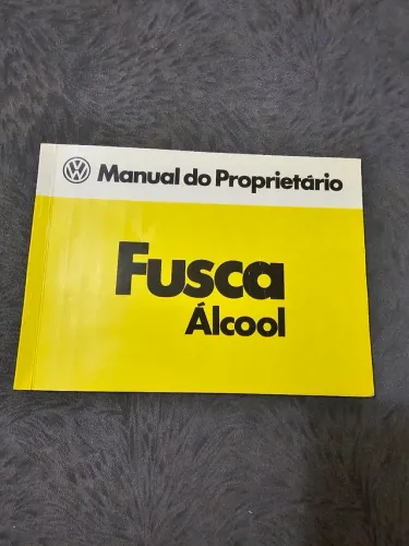 Fusca álcool manual proprietario original