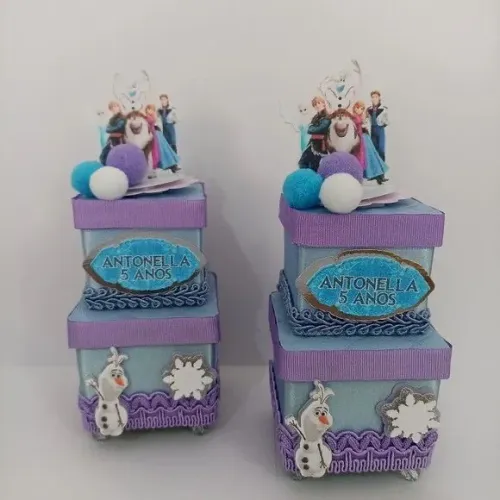 8 unidades Caixa personalizada 2 andares luxo