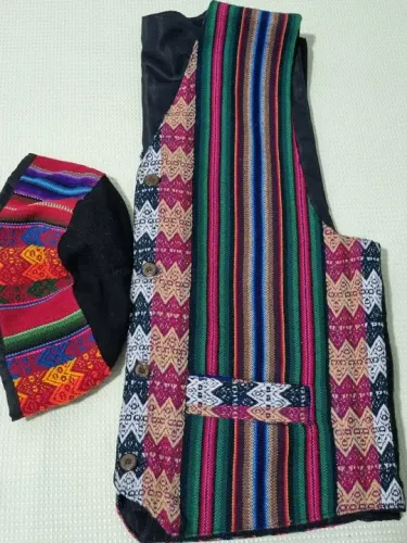 Colete e quipá Estampado