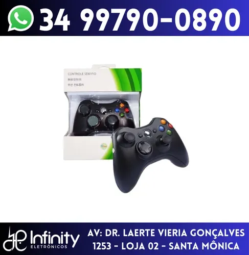 Controle Xbox 360 sem fio
