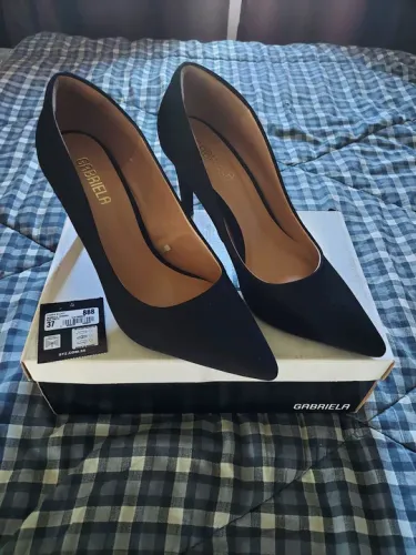 Salto Alto Preto Tamanho 37