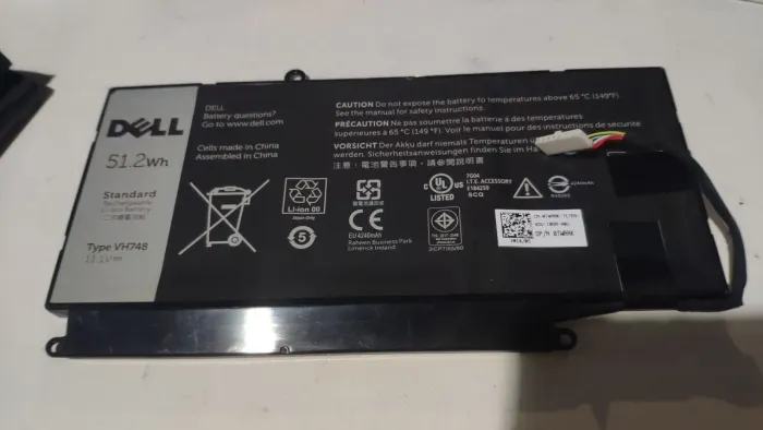 Bateria de notebook Dell vh748 11.1v 51.2wh