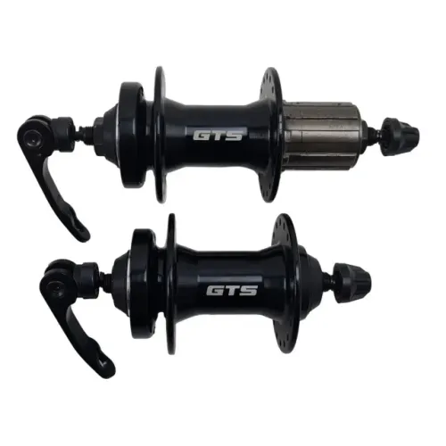 Cubos Rolamentados Bicicleta GTS 36 Furos Eixo 9mm Freios à Disco Cor Preto 8249