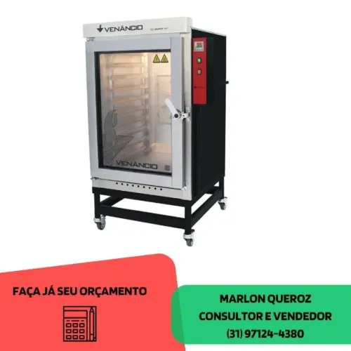 Forno Turbo 8 Esteiras Venâncio a Gás Novo