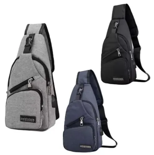 Bolsa de Ombro Anti-roubo Com Entrada para Carregador z780