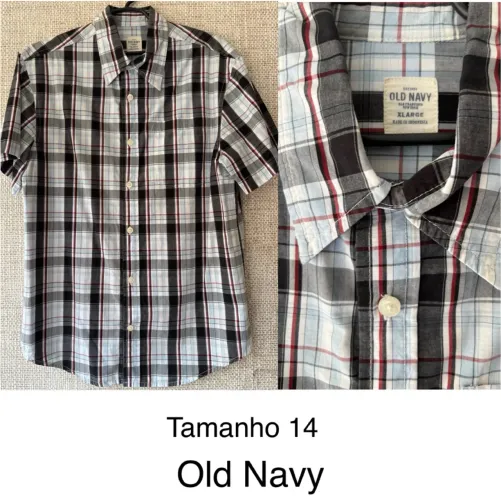 Camisa nova juvenil da Old Navy