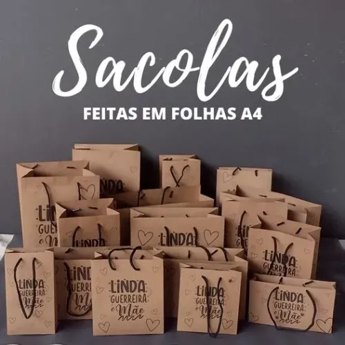 Caixas e Sacolas moldes