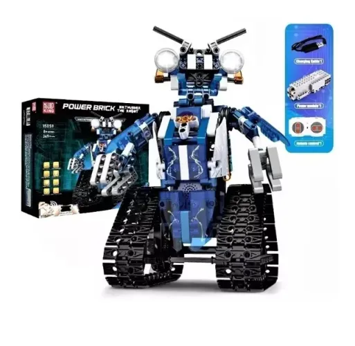 Robô De Montar Educativo Moulde King com Controle Remoto 369 Pçs