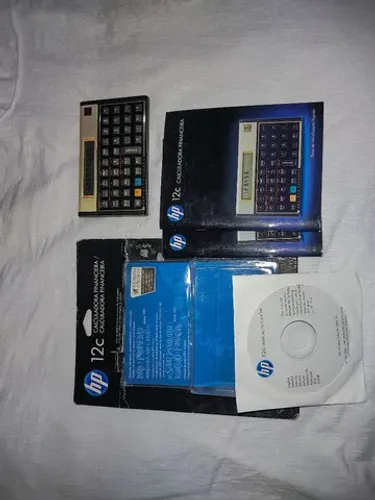 Calculadora Hp 12c Gold Dourada Original C/manual Português