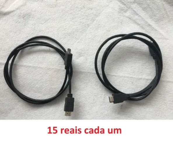 cabo HDMI - para televisão, datashow ou monitor de pc gamer