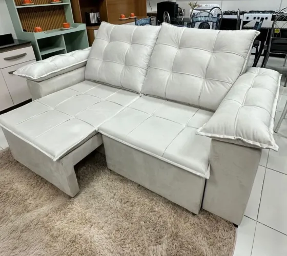 Sofá retrátil reclinável 2m- Entrega Imediata 