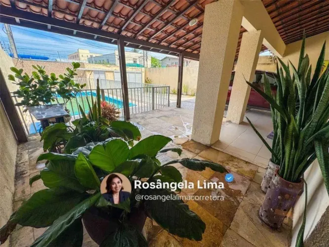 Casa com 4 suítes, piscina e deck com churrasqueira à venda - Parque Manibura - Fortaleza/