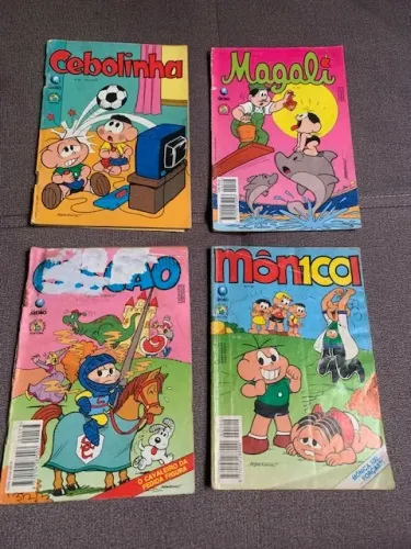 Gibis, Revistinhas, HQ : Cebolinha (1992), Cascão e Magali (de 1993) e Monica (n100 de 95)