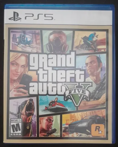 Jogo Gta 5 Ps5 Físico Novo Lacrado <br>