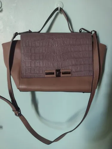 Bolsa couro legítimo italiana