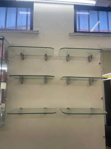 Prateleira de vidro 5 unidades