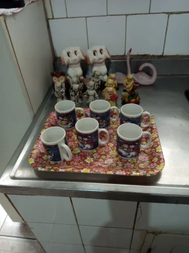 Objetos de decoração 