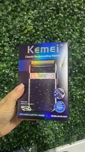 Barbeador Elétrico Recarregável Kemei M-KM-2024