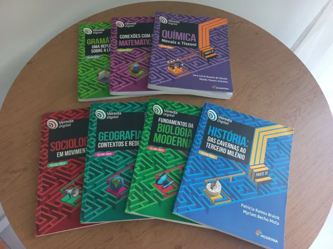 Livros Didáticos Vereda Digital - Ensino Médio - 7 Volumes
