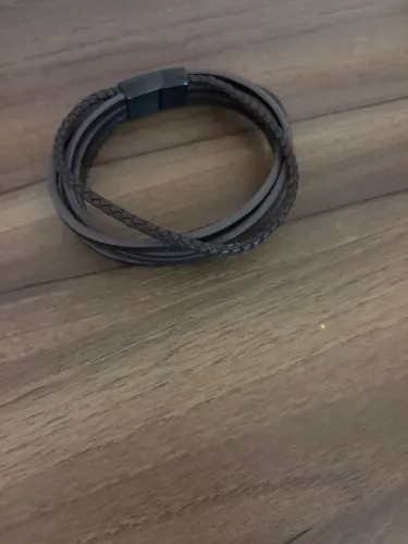 Pulseira de Couro Masculina