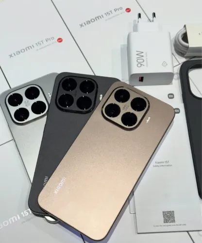 Celular Xiaomi 15T PRO 5G NFC 512GB 12GB DE RAM NOVO Preto Dourado Entregamos 
