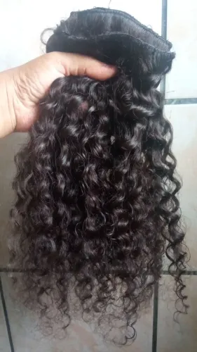 Tic tac cabelo humano cacheado