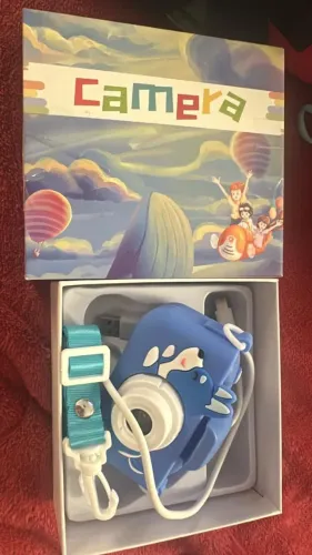 Câmera Infantil, Portátil Digital, Pode Selfie com 32GB Cartão, Papel Fotográfico, Canetas