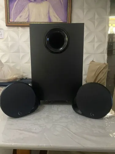 Caixa de som logitech novo original