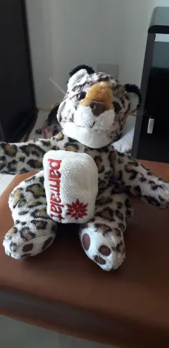Pelúcia Leopardo Parmalat 