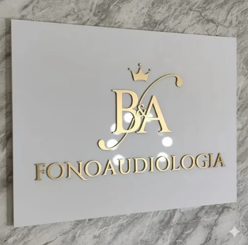 Logo letreiro Acrílico Espelhado 