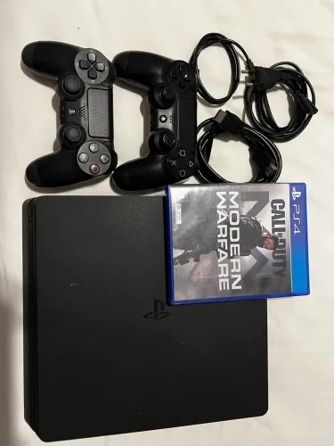 Playstation 4 Slim 500 GB com jogo Call of Duty Modern Warfare
