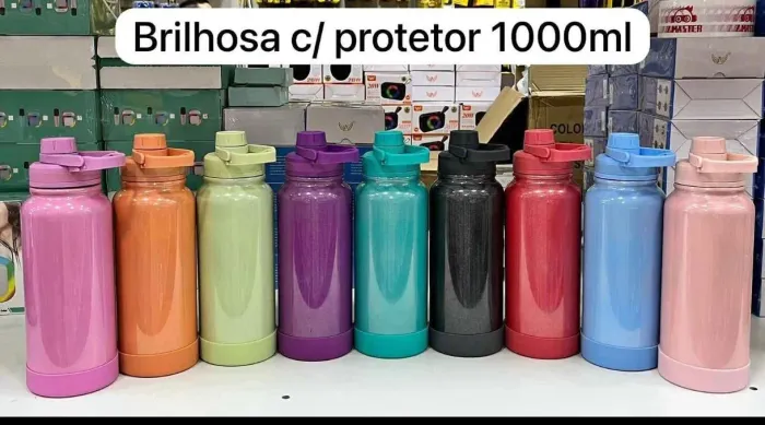 Garrafa térmica 1 Litro Metálica